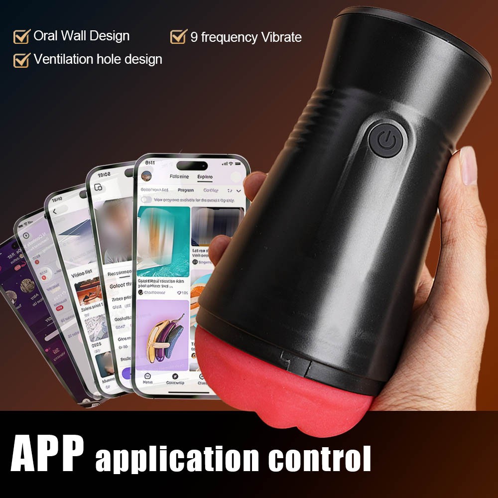 Automatic Mastubator Cup HandsFree Blowjob Pussy Pocket Sex Toys Men APP Control