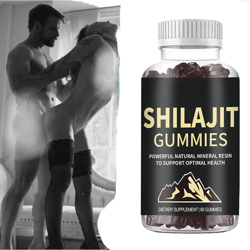Pure Himalayan Shilajit Gummies Immune Support with Ashwagandha,Chaga Mushroom