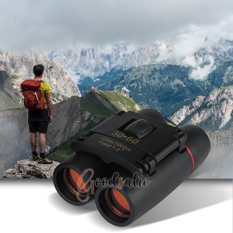 30x60 Small Compact Binoculars for Bird Watching Outdoor Hunting Travel Hiking