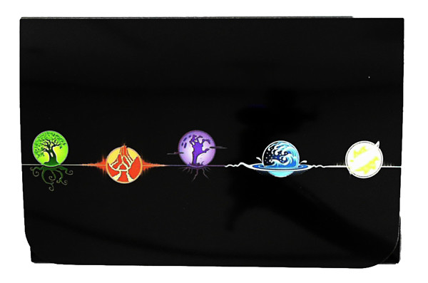 Elemental Medallion Double Deck Box - Five Elements Max Protection BRAND NEW-image