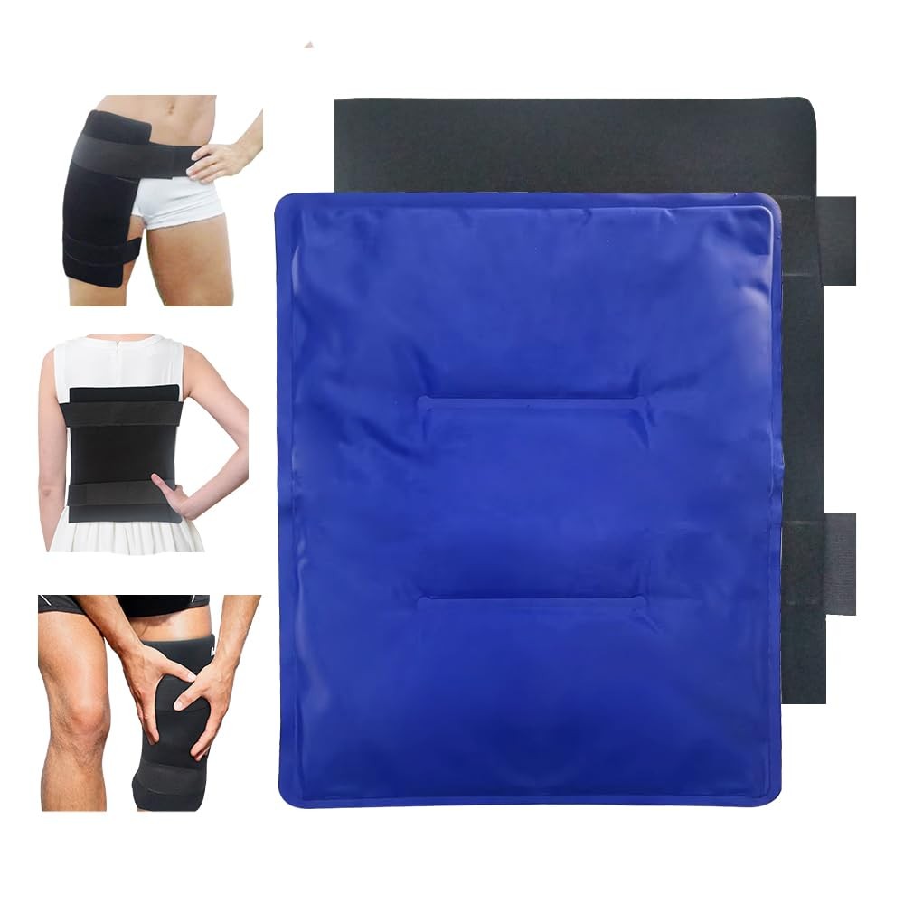 Gel Soft Flexible Ice Packs for Injuries - Reusable Freezer Hot & Cold Compress