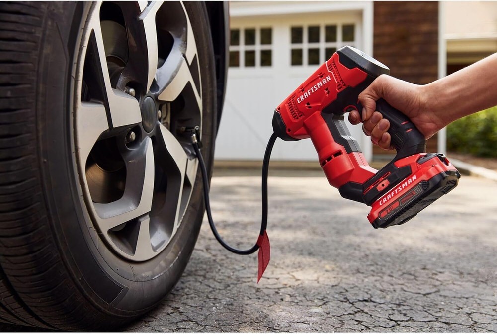 Craftsman V20 Cordless Tire Inflator with Digital Gauge up to 150 PSI