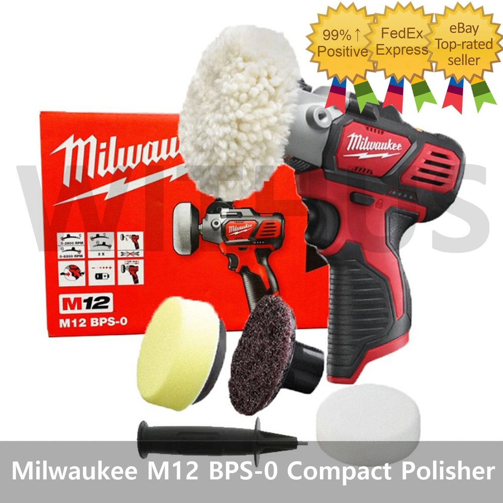 Milwaukee M12 BPS-0 Cordless Compact Polisher Sander Grinder Bare tool Body only