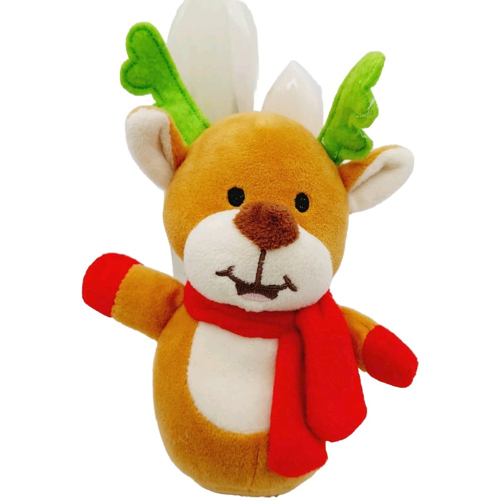 Christmas Reindeer Sound N Light Plush Stuffed Animal Plays Jingle Bells 6