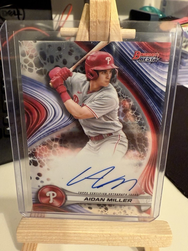 2024 Bowman’s Best Aidan Miller Auto Philadelphia Phillies