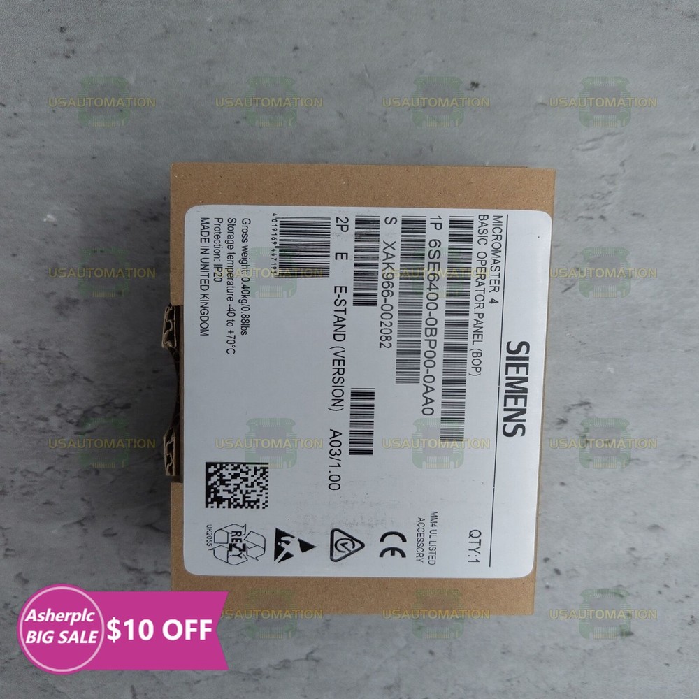 New Siemens 6SE6 400-0BP00-0AA0 6SE6400-0BP00-0AA0 BASIC OPERATOR PANEL