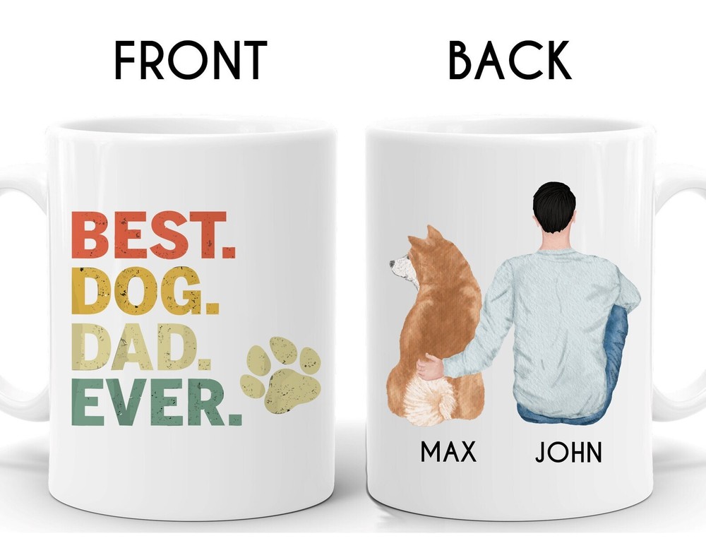 Personalized Akita Mug Akita Dad Mug Akita Lover Mug Akita Dad Gift Akita Owner