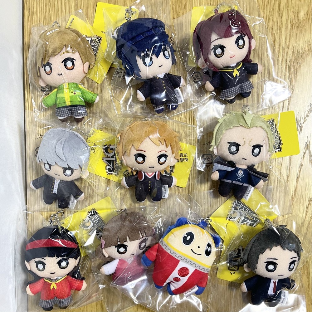 [Complete Set of 10] Persona 4 Golden Plush Keychain P4G SEGA ATLUS NEW Japan