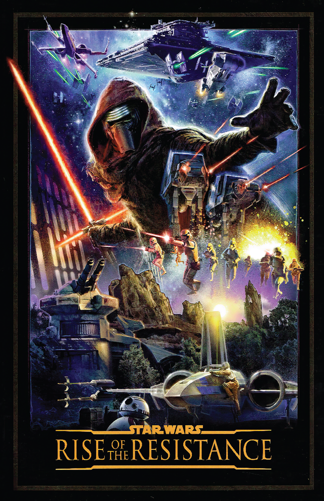 Star Wars Rise of the Resistance Matte Poster 13x19 Disney Art Print