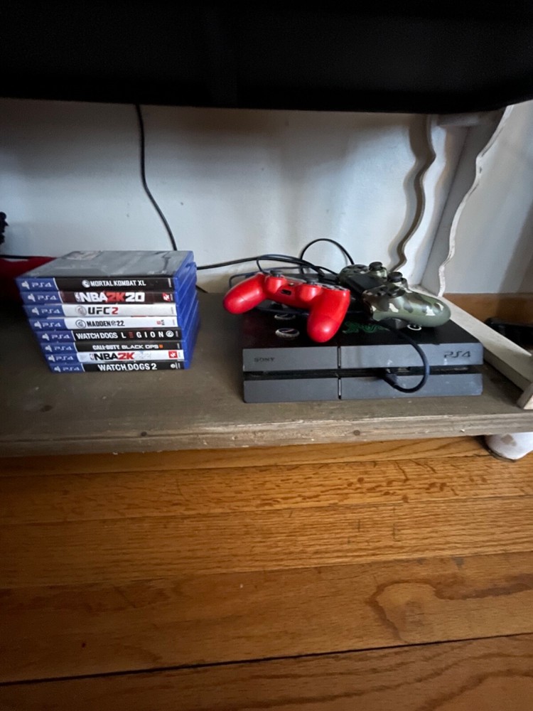 Used PS4 Bundle with Games, Monitor, and Starter Setup Included