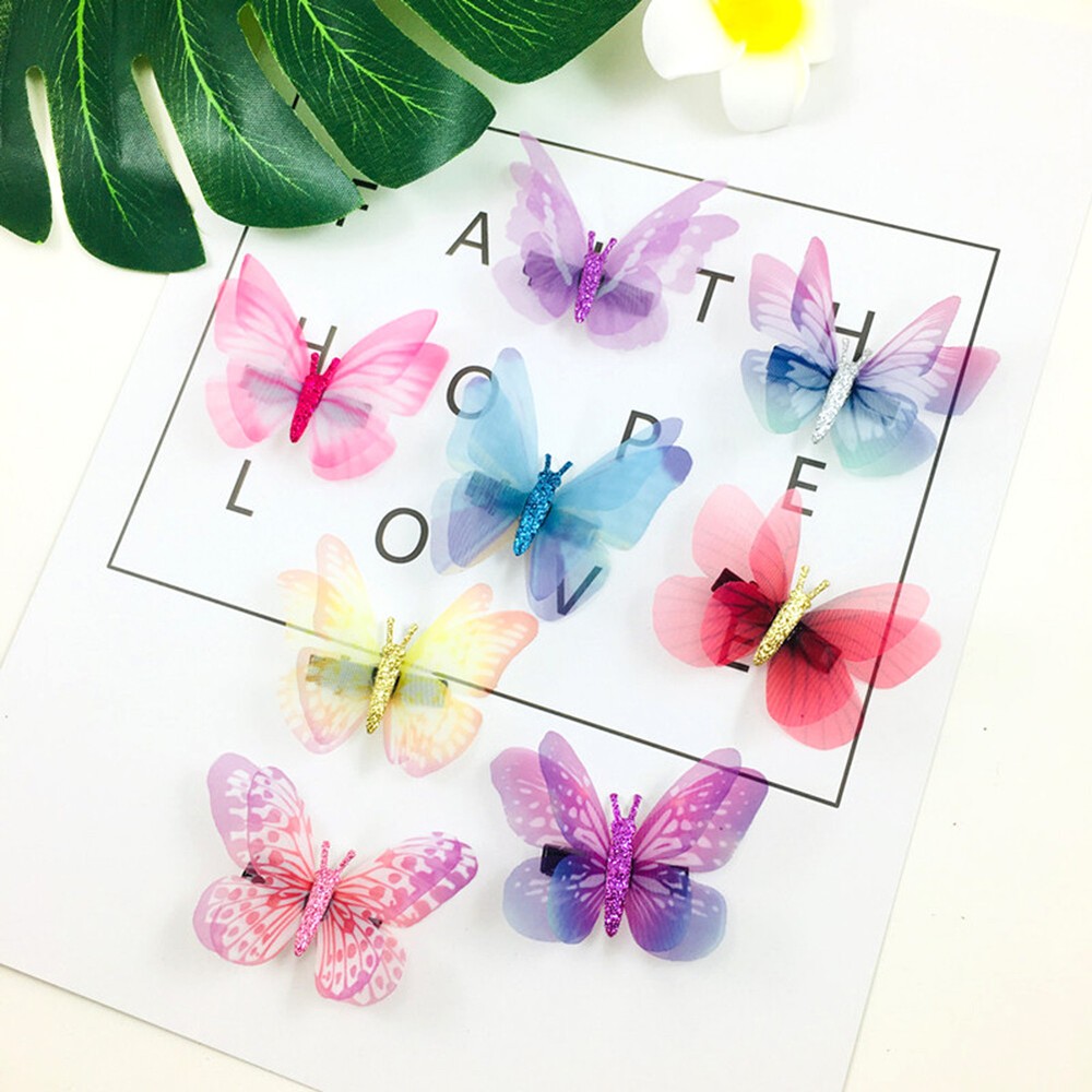Fashion Butterfly Hair Clip Claw Women Girls Barrettes Hairpins Accessories