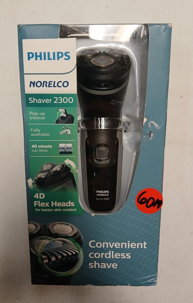 Philips Norelco Shaver 2300, Cordless, Dry Electric Shaver, S121181, New In Box