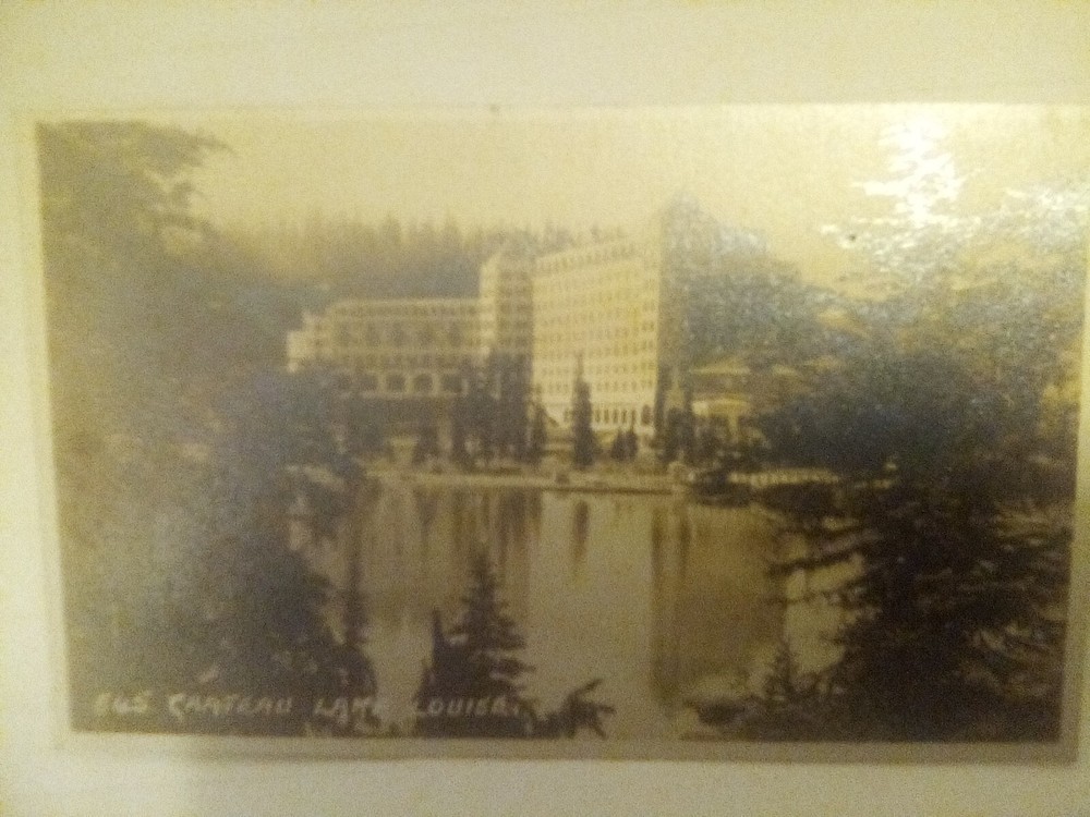 RPPC 645 Chateau Lake Louise Canada Real Photo Postcard