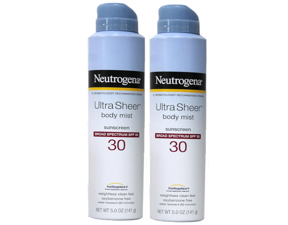 Ultra Sheer Body Mist Fullreach Sunscreen Spray Broad Spectrum SPF 30, Lightweig