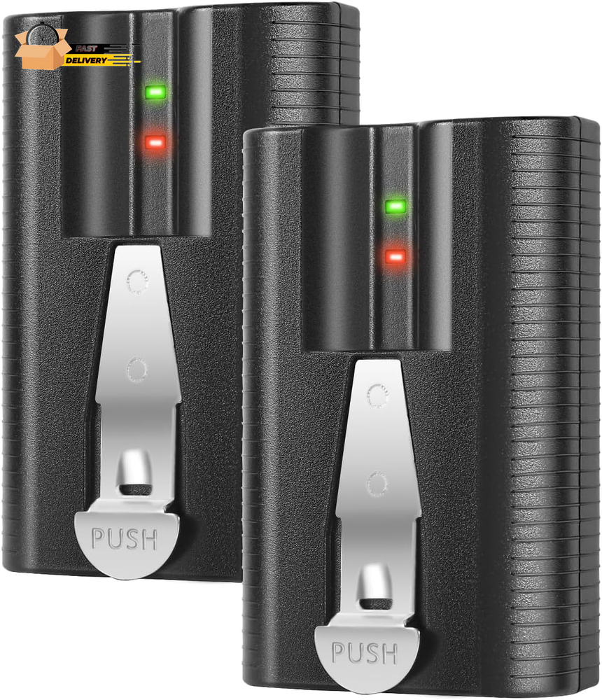 2Pack 6040Mah 3.65V Rechargeable Battery Replacement for Ring Battery Compatible