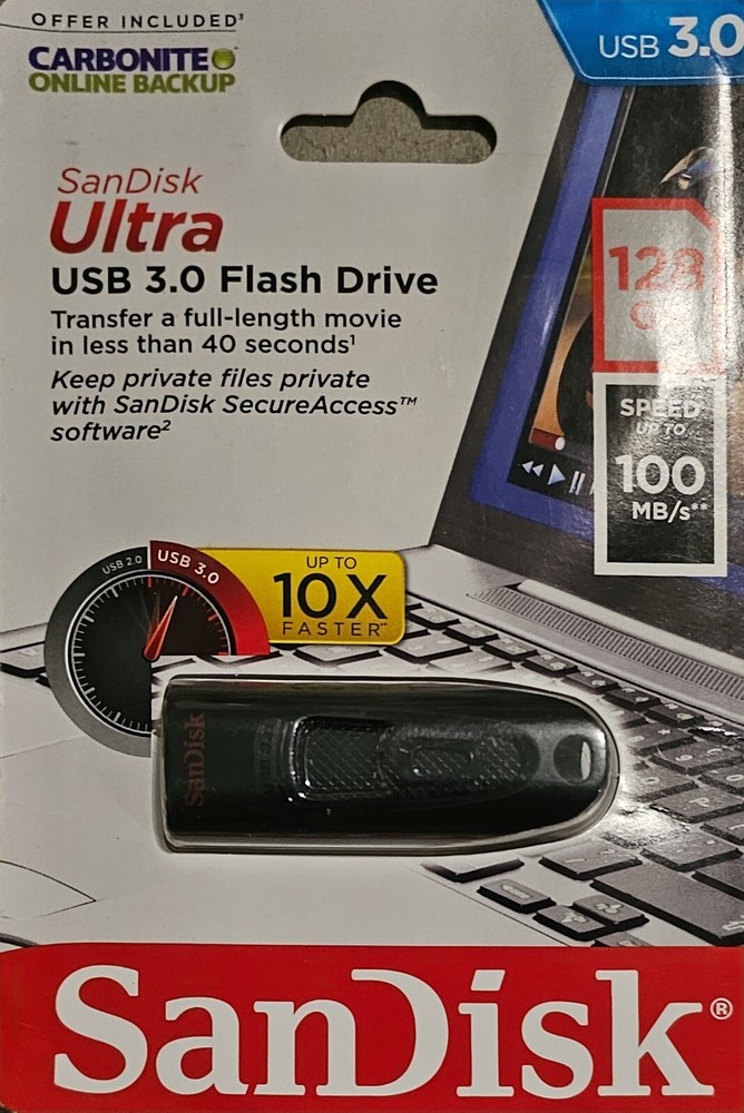 SanDisk Ultra 128GB USB 3.0 Flash Drive Sale Save-image
