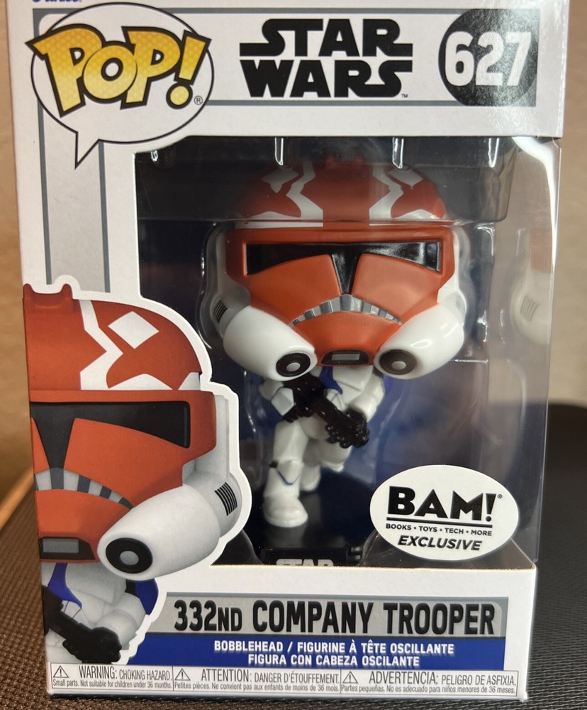 Funko Pop Star Wars 627 332nd Company Trooper BAM Exclusive Vinyl Figure New