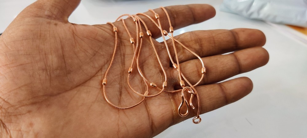 Pure Copper Chain Bracelet and Necklace, Healing Copper Jewelry, Christmas Gift