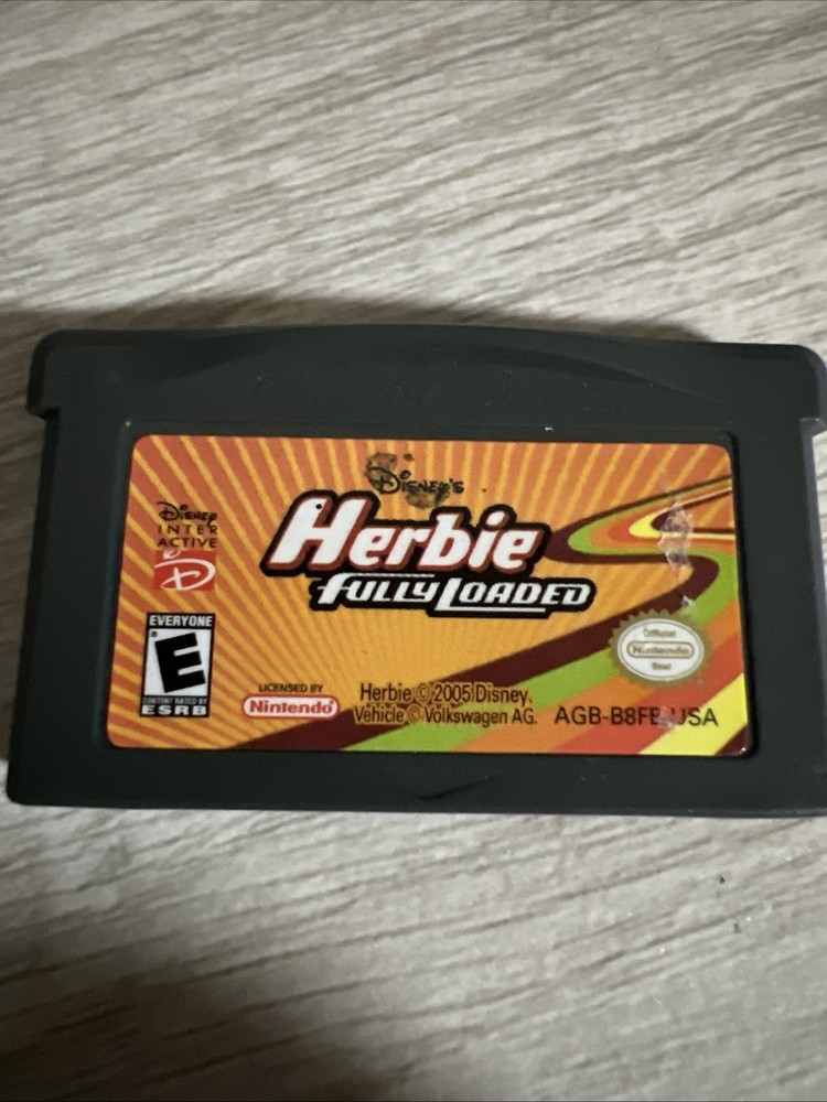 Herbie Fully Loaded GBA Game Cartridge Only Tested & Working