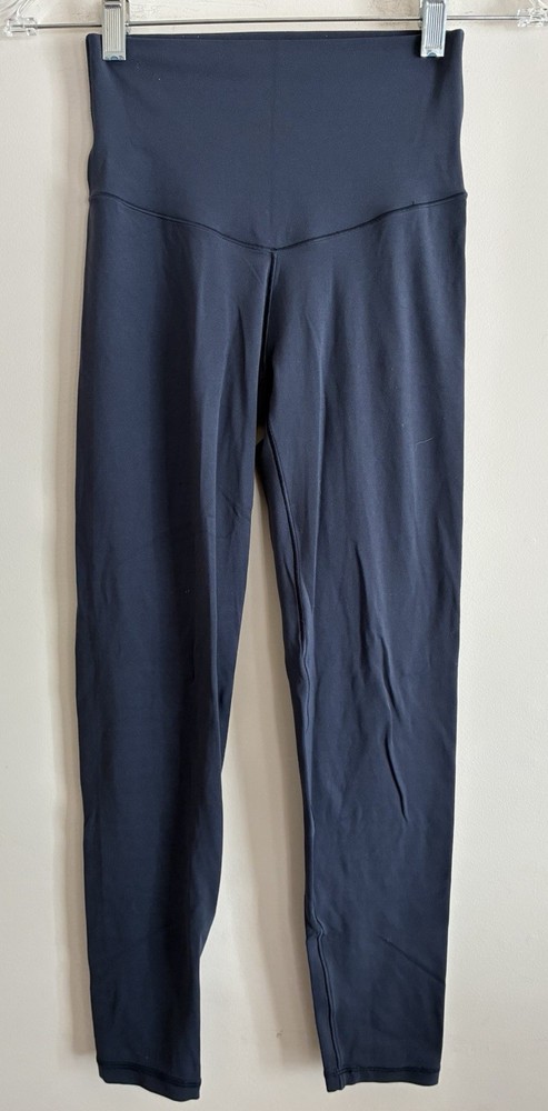 aerie Chill Play Move Women's Solid Dark Gray Stretchy Full Length Leggings M