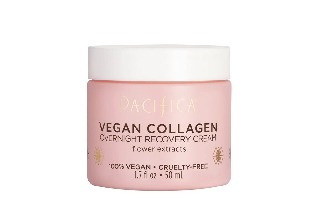 Vegan Collagen Overnight Recovery Cream 50ml- 1.7 fl oz. Apply before bedtime