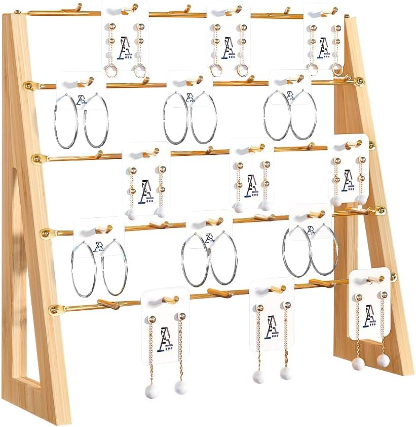 Earring Holder and Keychain Display Organizer for Retail Sales