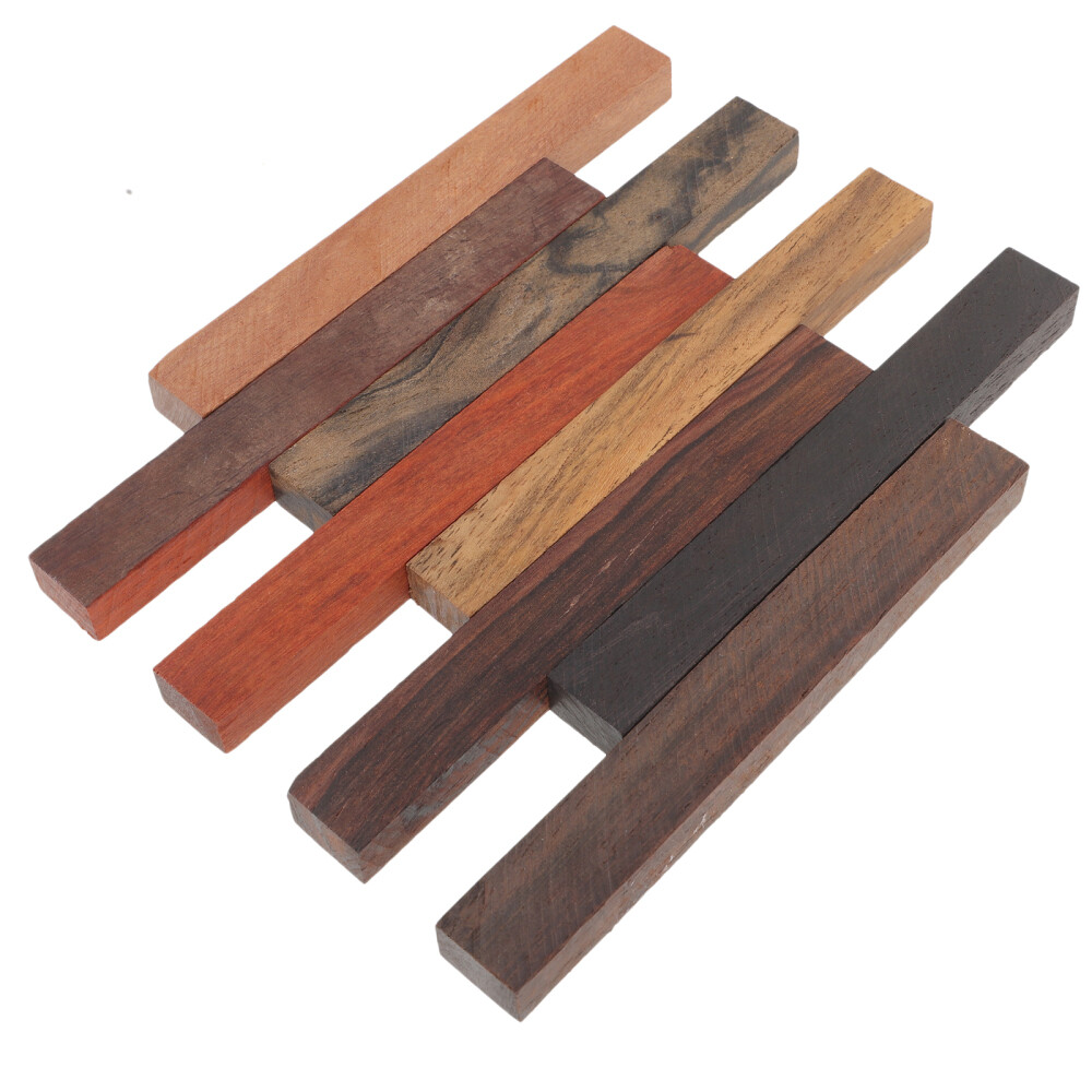 8 Pcs DIY Handicraft Pen Wood Blank Rotating Supply Blanks Lead Pencils