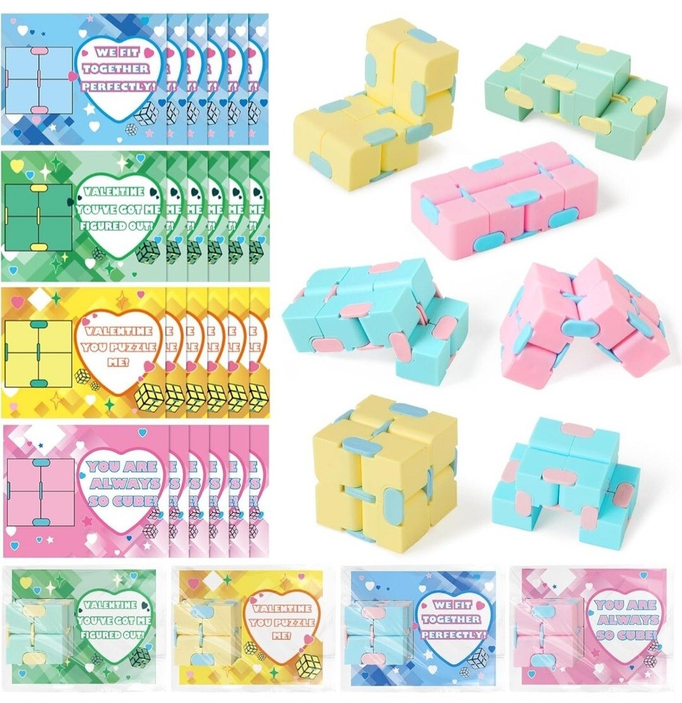 Valentines Day Cards for Kids Classroom,24 Kids Valentine Exchange Cards with...