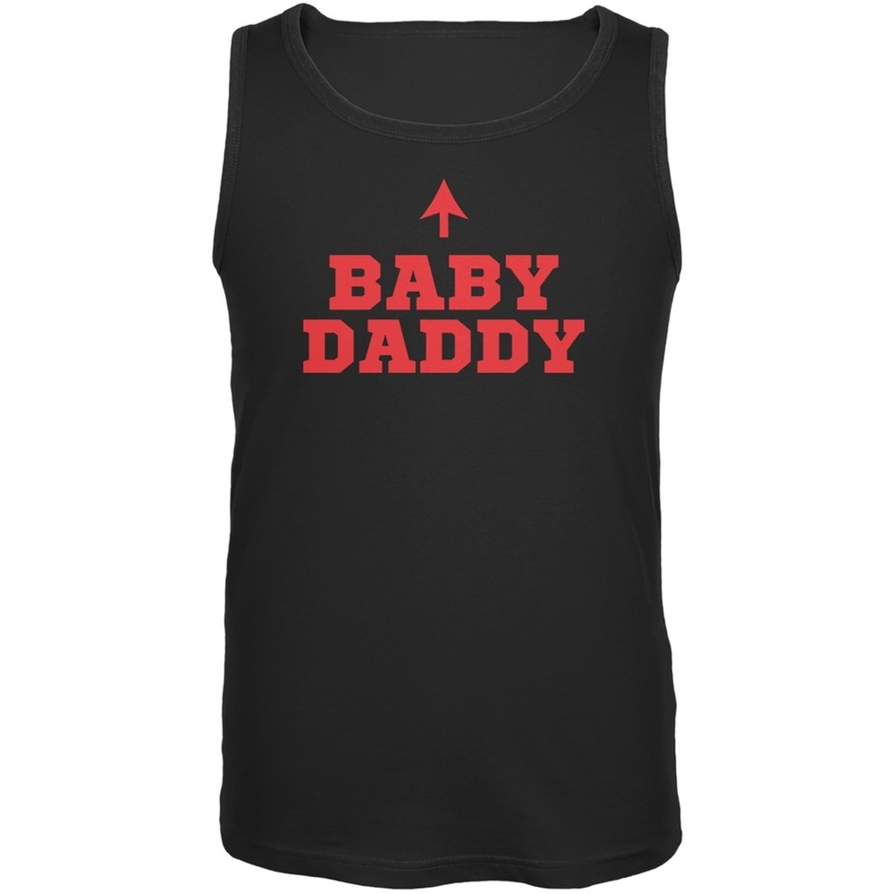 Fathers Day - Baby Daddy Black Adult Tank Top-image