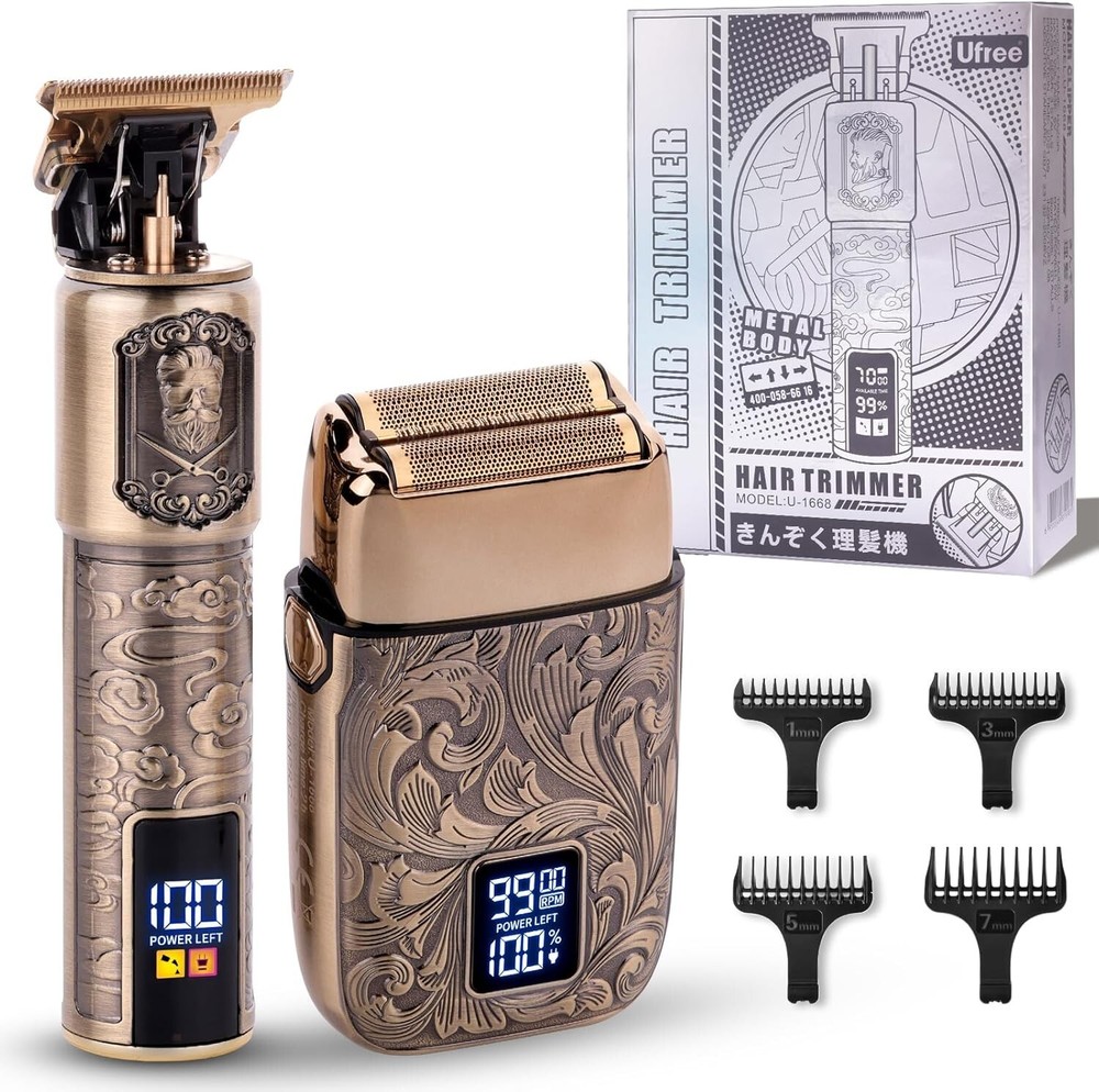 Electric Razor Foil Shavers for Men, Professional Beard Trimmer for Men Grooming