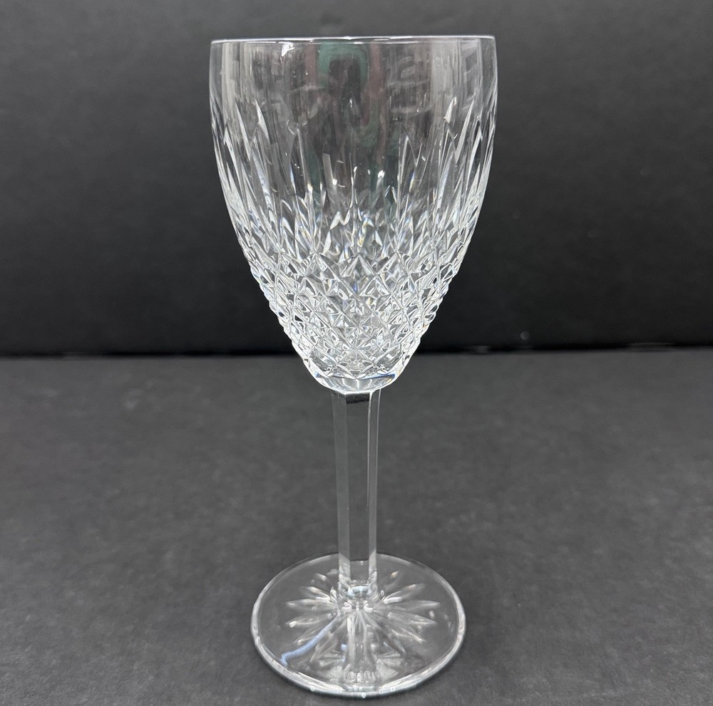 Waterford Crystal Castlemaine Cut Claret Wine Glass 7 Inch Stemware