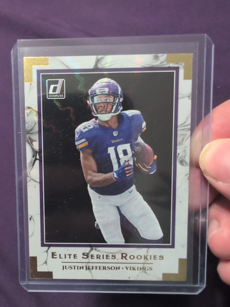 Justin Jefferson 2020 Donruss Optic Elite Series Rookie Card Vikings RC
