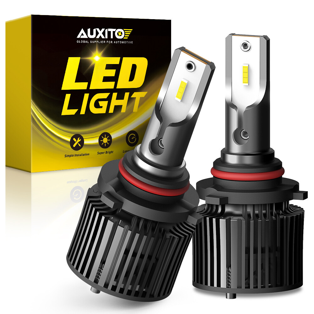 AUXITO 2PCS 9005 HB3 LED kit Headlight 48W 6000LM High Low Beam 6000K White Bulb