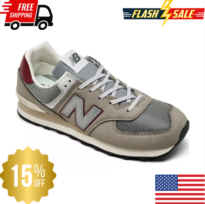 15%OFF-NewBalance 574 Men's Lifestyle Sneakers – Classic Retro Comfort