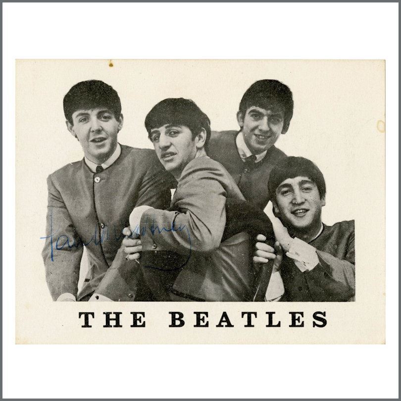 The Beatles 1960s Paul McCartney Facsimile Signed Photocard (UK)