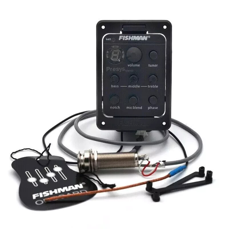 USA SHIPPING  Fishman 301 Presys Blend Guitar Pickup Dual Beat Mic Preamp Piezo