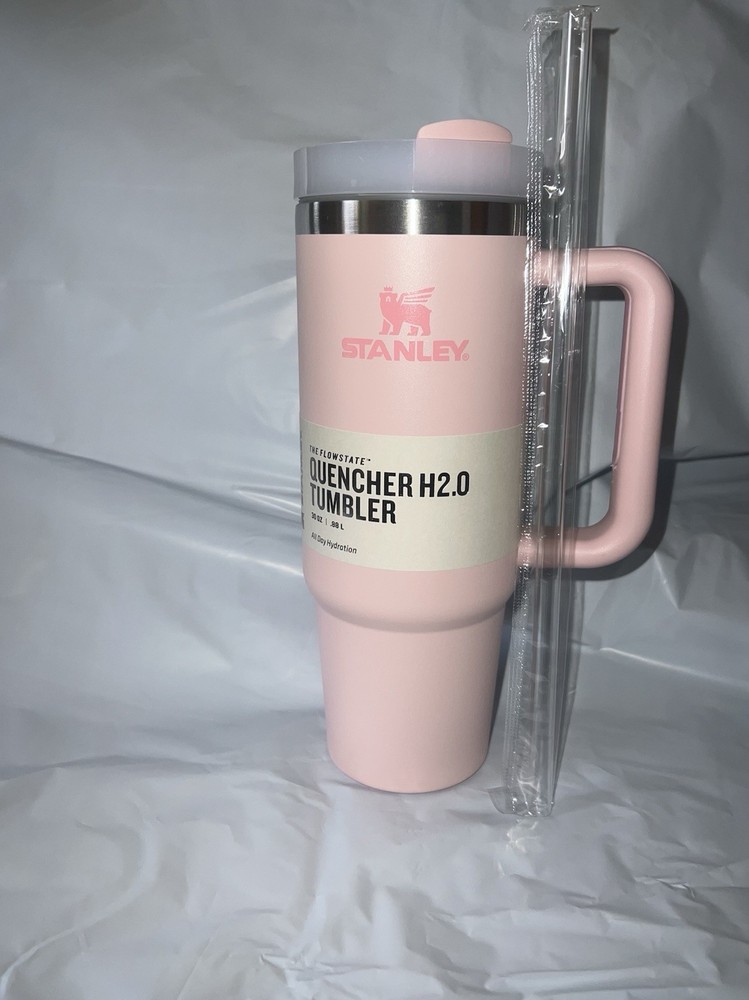 Stanley 30oz Pink Quencher Tumbler with Straw