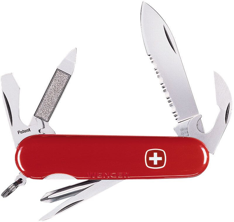 WENGER HIGHLANDER SWISS ARMY KNIFE MULTI-TOOL SERRATED DISCONTINUED NEW WITH BOX