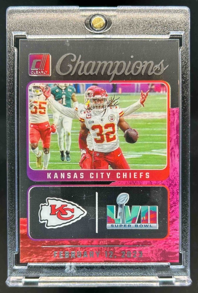 2023 Panini Clearly Donruss Nick Bolton Champions #7 Chiefs