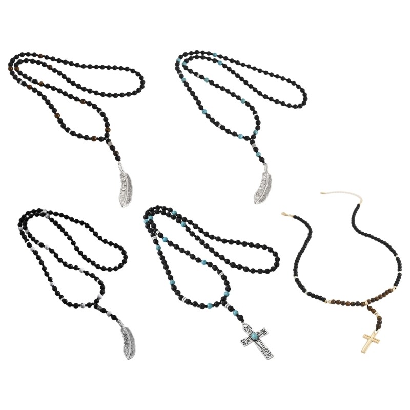 Turquoise Strand Necklace with Pendant for Daily Wear Dates Parties