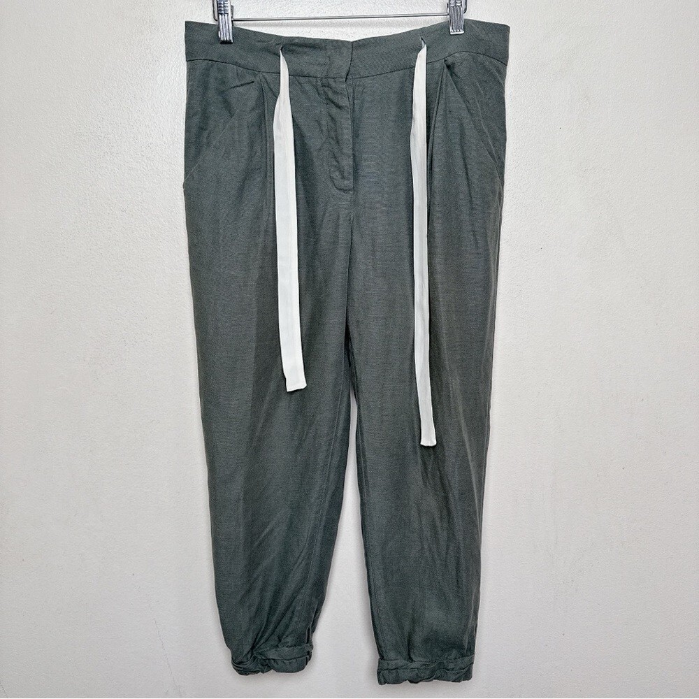 Pantalón Aritzia para mujer 4 Wilfred Allant con cordón mezcla de lino