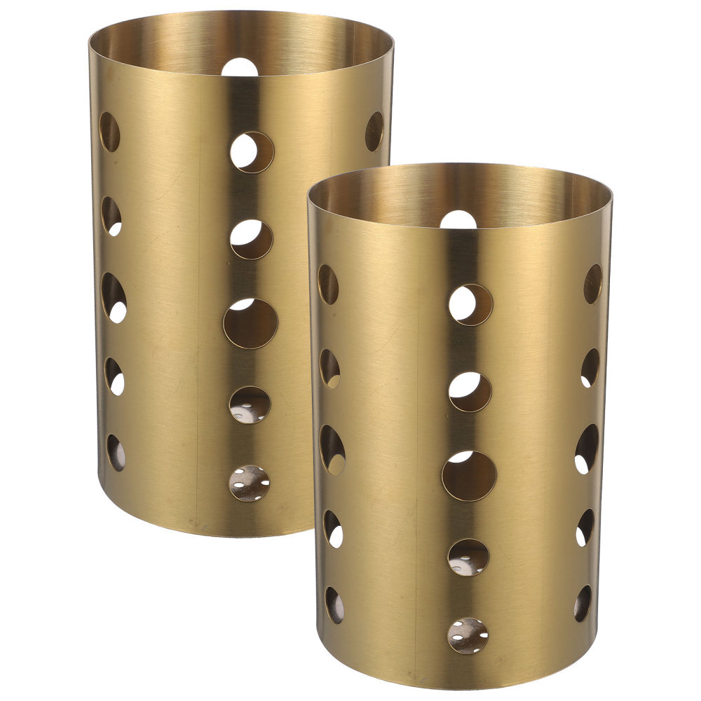 2 Pcs Stainless Steel Chopstick Holder Kitchen Utensils Travel Baby Cutlery