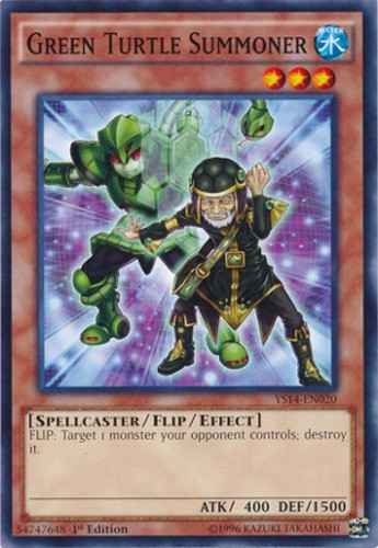 Green Turtle Summoner YS14-EN020 Common 1st Edition NM Super Starter