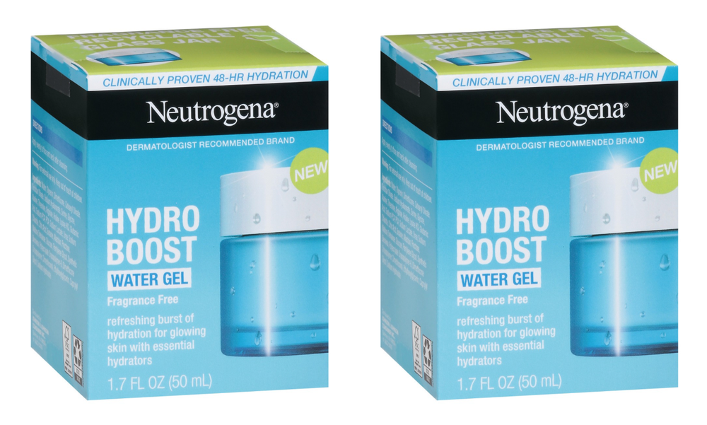 2 Pack Neutrogena Hydro Boost Water Gel Fragrance Free 1.7 oz Each