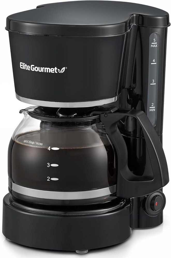 5-Cup Coffee Maker with Pause & Serve Feature for Fresh Brewing