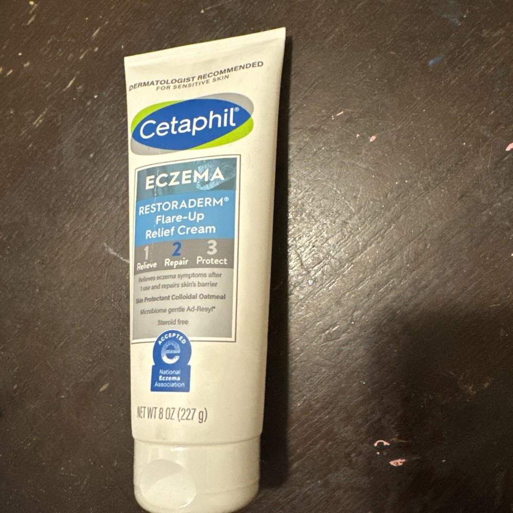 Cetaphil Eczema Restoraderm Flare-Up Relief Cream 8 oz Exp 02/2026