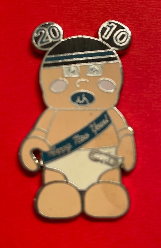 Disney Pin. Mystery Vinylmation. New Year Baby. Limited Release. Good Quality.-image