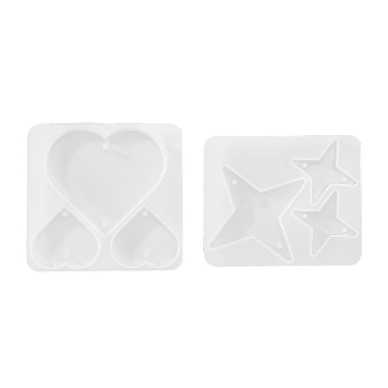 Star Epoxy Resin Mold Silicone DIY Pendant Craft Mold Home Decor for Living Room