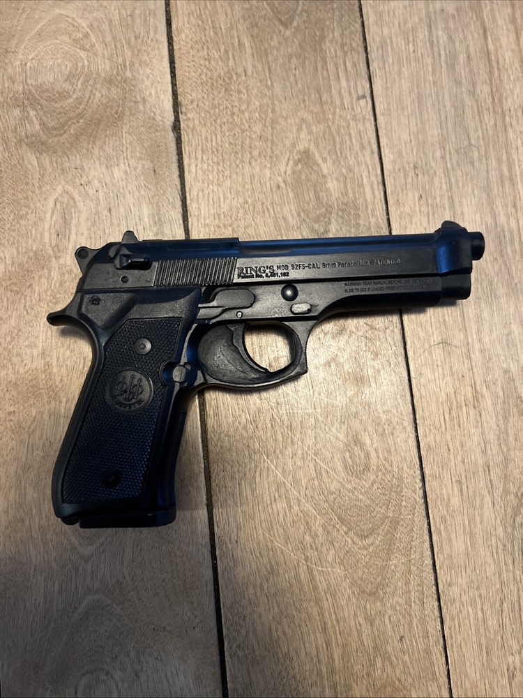 Beretta 92FS Replica Hard Plastic Display Training Pistol RINGS MFG