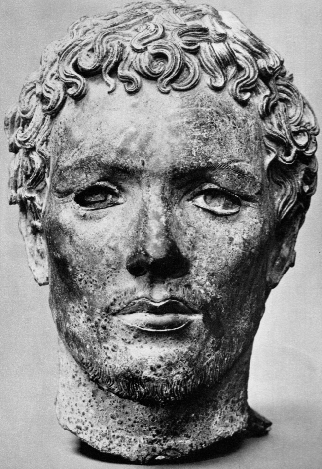 Greek Marble Head Statue Art Poster for Home Wall Decor